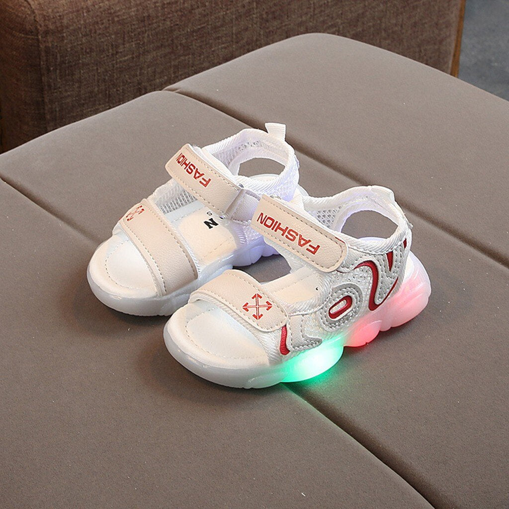 New Summer Kids Fashion Baby Shoes Letter Beach