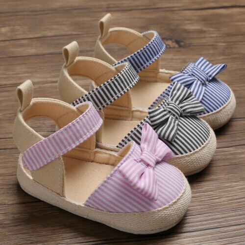 Newborn Baby Girl Soft Crib Shoes Infants Anti