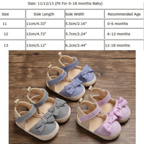 Newborn Baby Girl Soft Crib Shoes Infants Anti