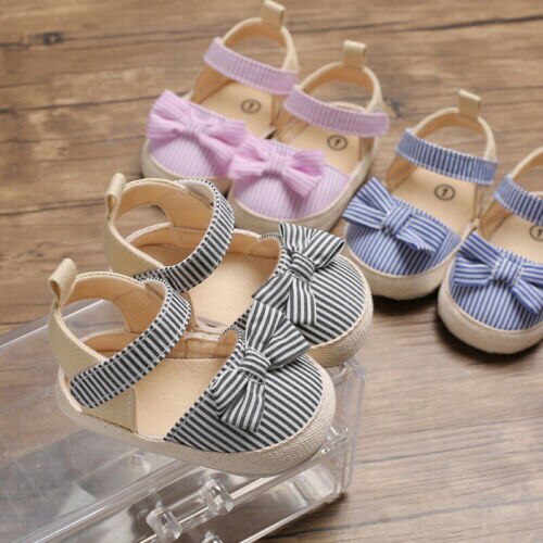 Newborn Baby Girl Soft Crib Shoes Infants Anti