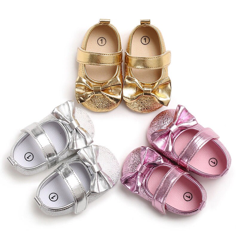 Newborn Baby Girl Soft Sole Crib Shoes Anti slip