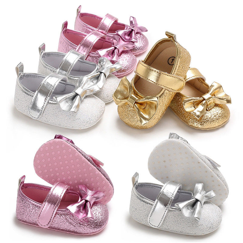 Newborn Baby Girl Soft Sole Crib Shoes Anti slip