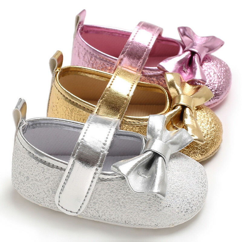 Newborn Baby Girl Soft Sole Crib Shoes Anti slip