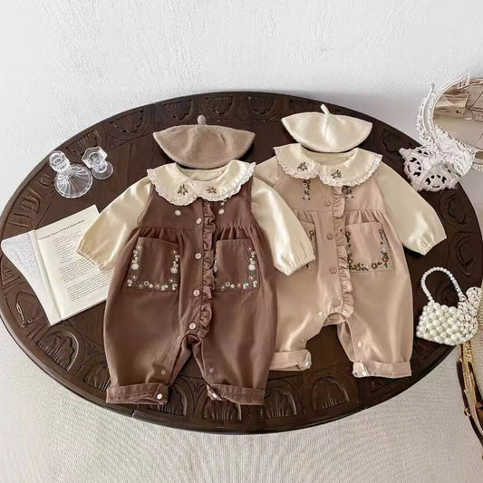 Fashion Baby Suspender Pants Suit