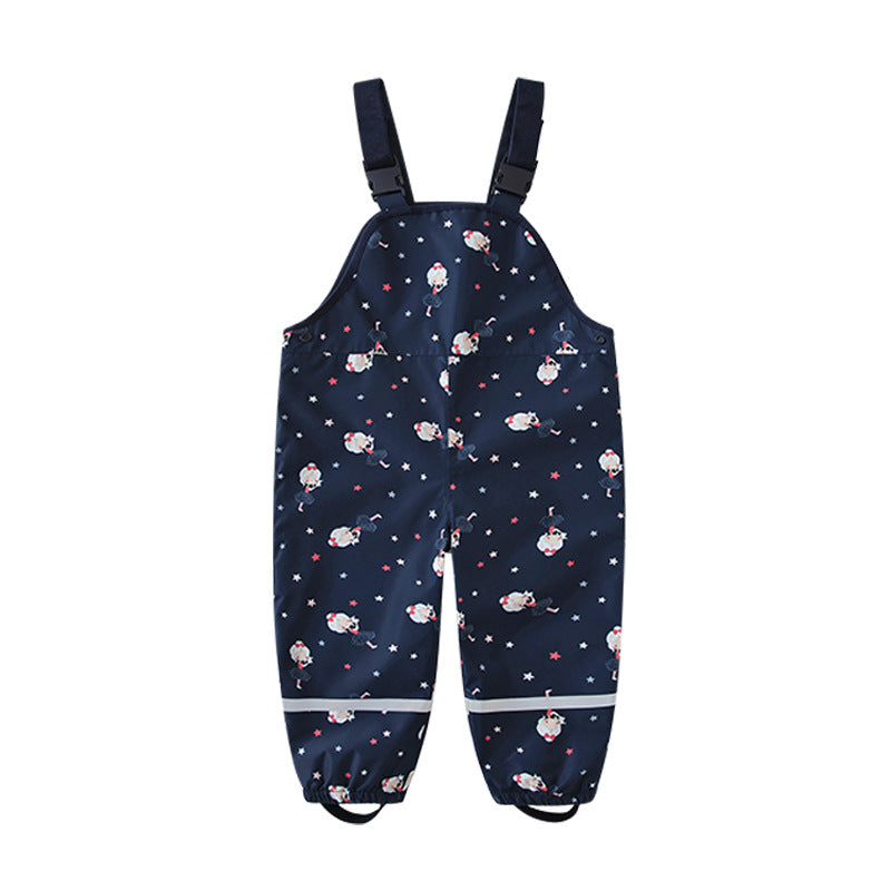 Children's Boys And Girls Outdoor Sports Suspender Trousers