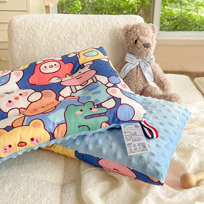 Pure Cotton Breathable Beans Baby Pillow