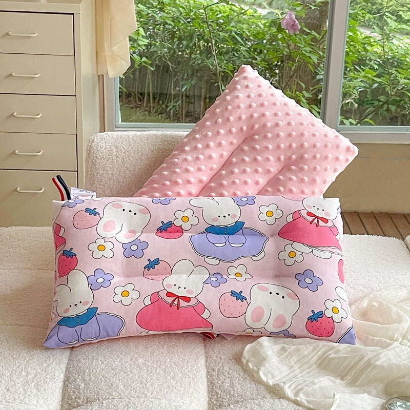 Pure Cotton Breathable Beans Baby Pillow