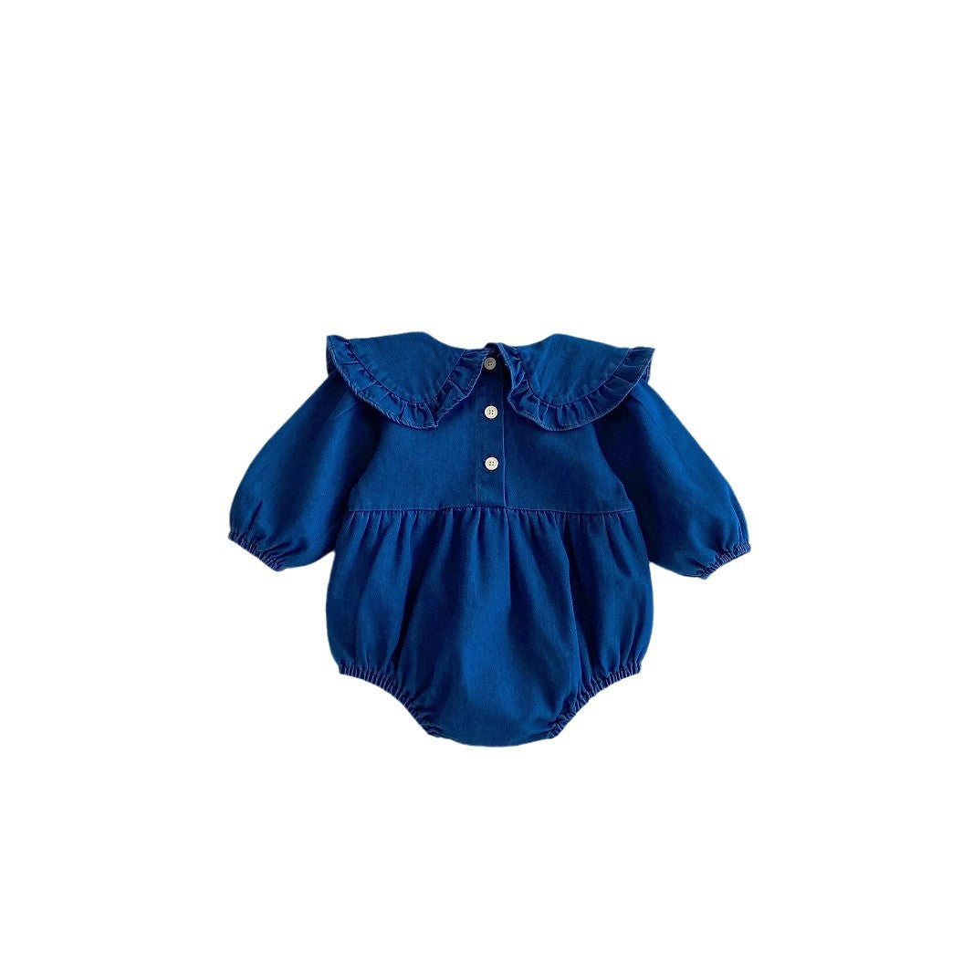 Baby Rompers Jumpsuit Lapel Two-piece Set