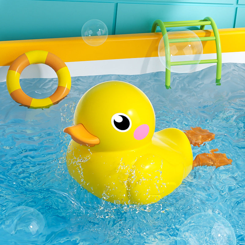 Baby Bath Clockwork Little Duck Floating Water Toys