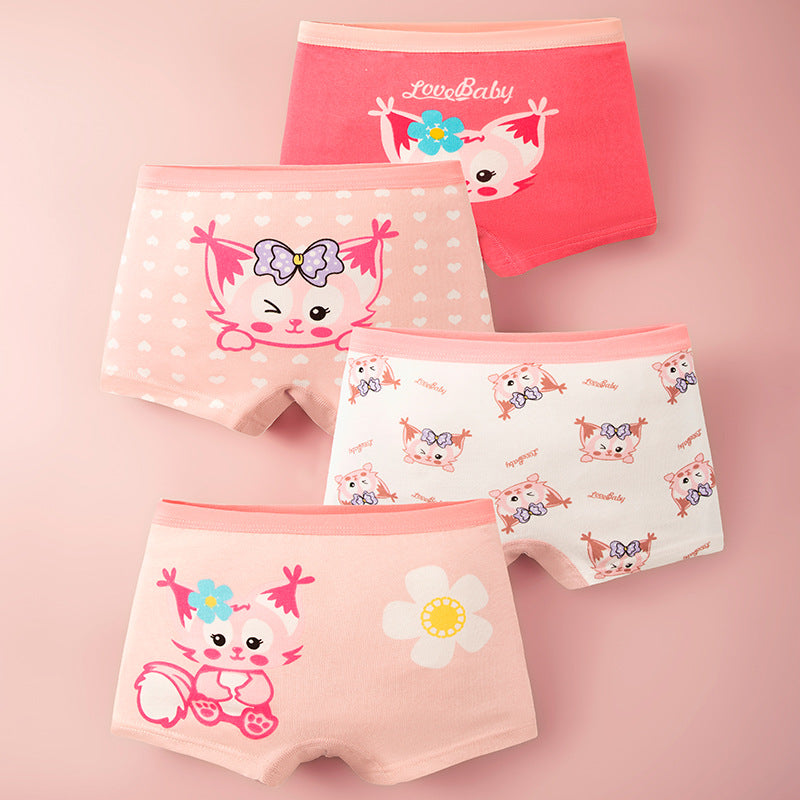 Girls Baby Class A Purified Cotton Boxer