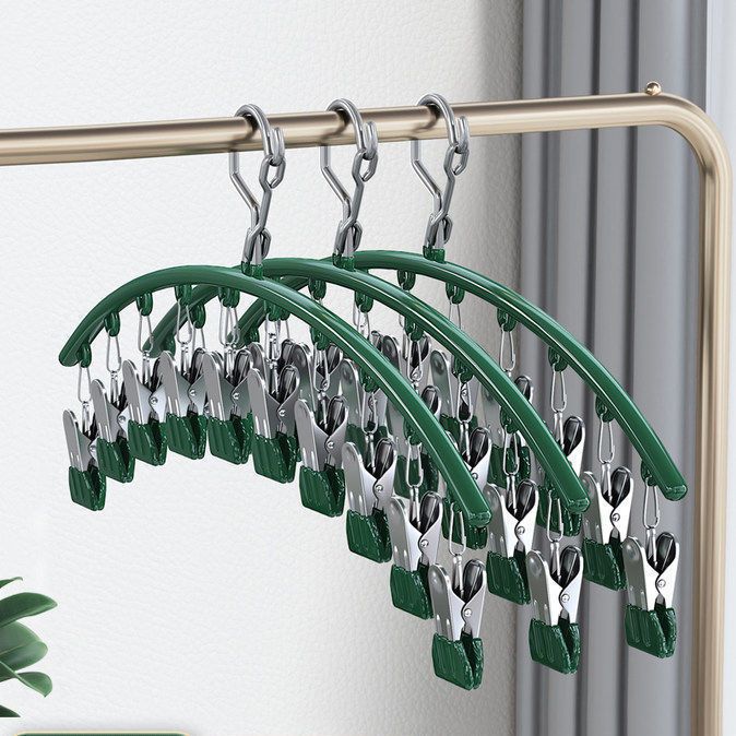 Multifunctional Plastic Coated Stainless Steel Invisible Hanger