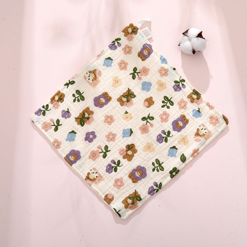 4-layer Cotton Cloth Class A Soft Saliva Towel