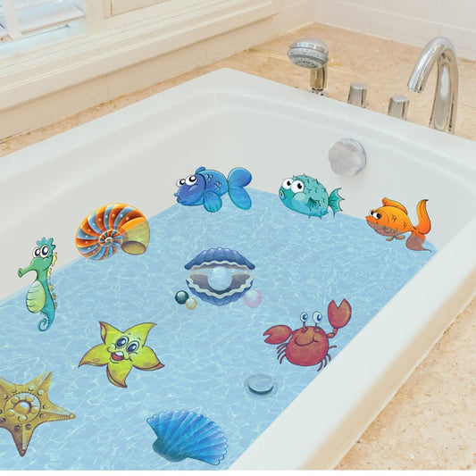 Cartoon Cartoon Bathtub Waterproof Non-slip Children's Wall Stickers