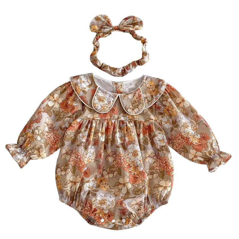 Clothes For Babies Baby Girl Doll Collar Lace Romper