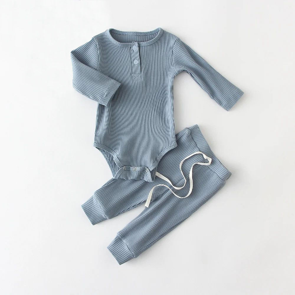 Spring Baby Corduroy Two-piece Set