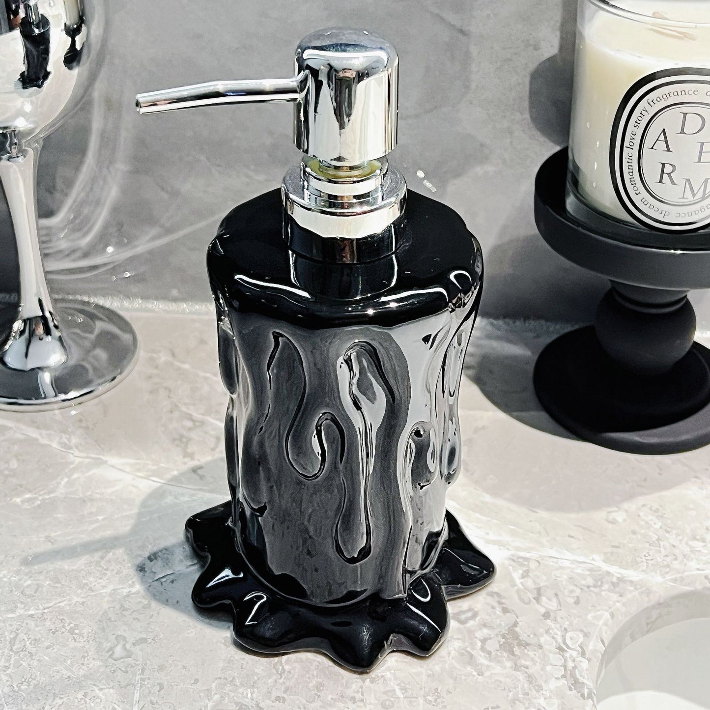 Creative Candlestick Lotion Bottle Shampoo Travel Bottle