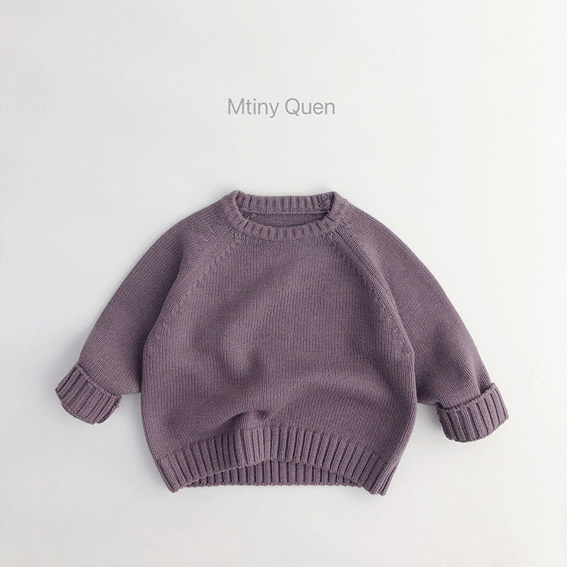 Baby Retro Pullover Knitwear Top