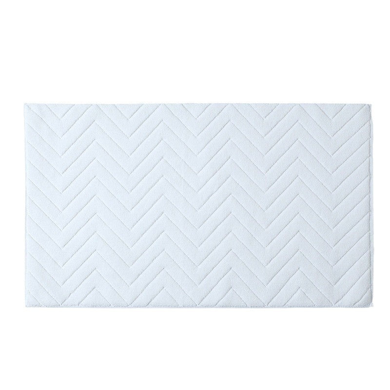 White Beauty Salon Floor Towel Flat Woven Hotel Floor Mat