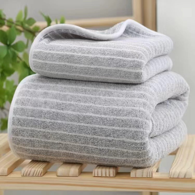 Coral Fleece Towels Suit Household Unisex Plus-sized Thick Soft Absorbent Lint-free