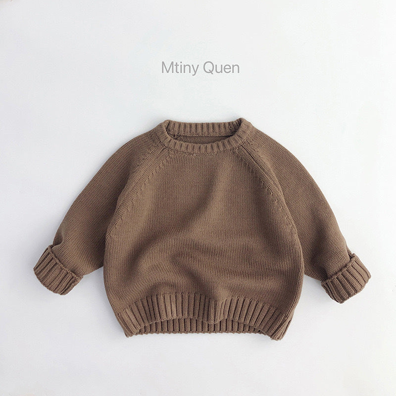 Baby Retro Pullover Knitwear Top