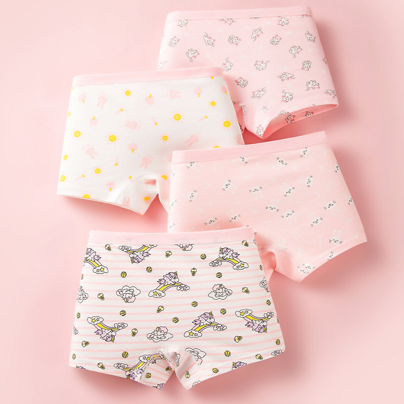 Girls Baby Class A Purified Cotton Boxer