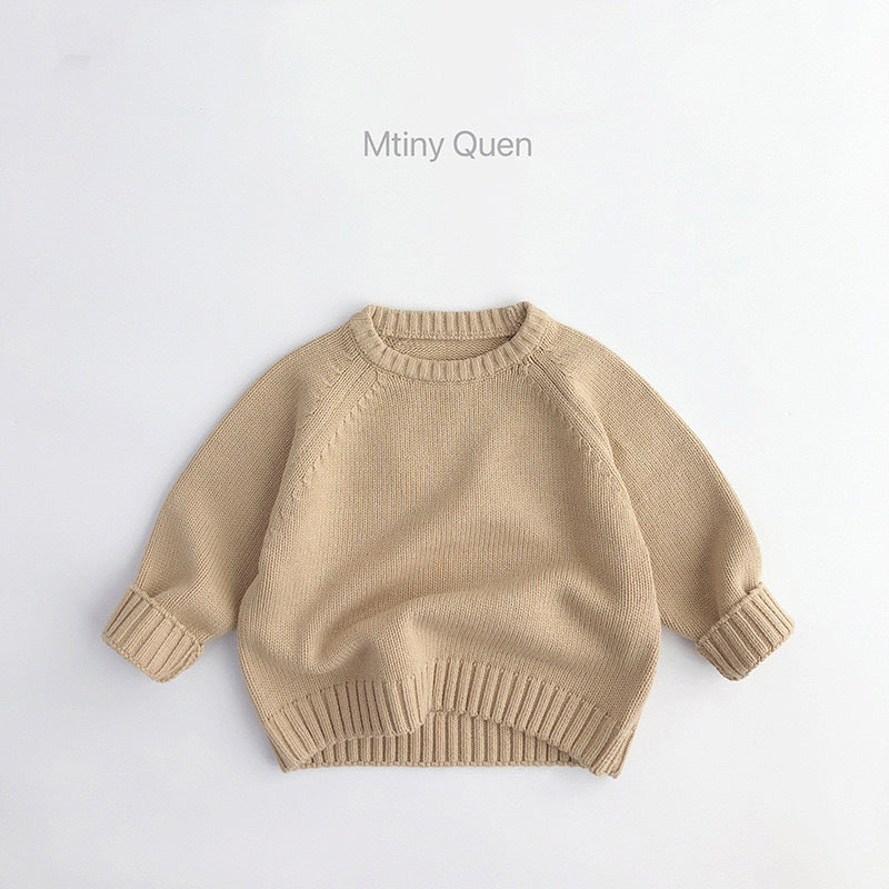 Baby Retro Pullover Knitwear Top