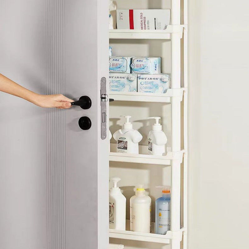 Bathroom Door Rear Ultra-thin Storage Cabinet