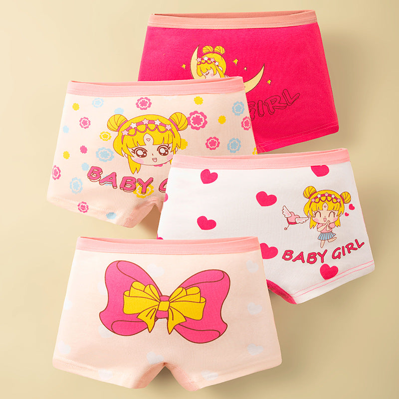 Girls Baby Class A Purified Cotton Boxer