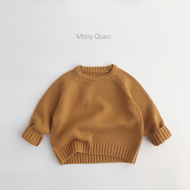 Baby Retro Pullover Knitwear Top