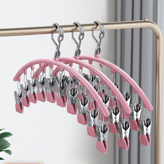 Multifunctional Plastic Coated Stainless Steel Invisible Hanger