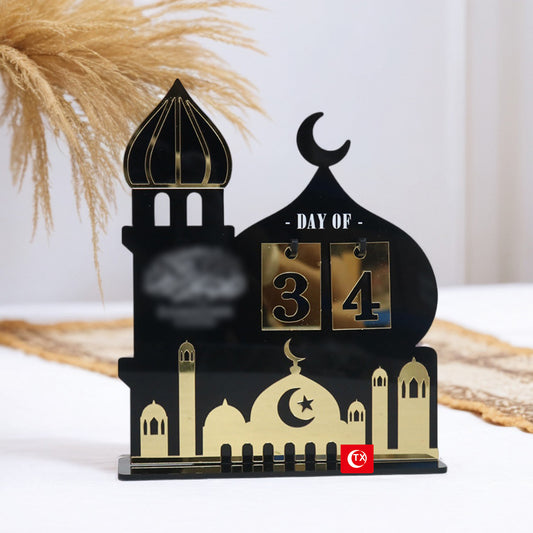 Middle East Festival Castle Shape Acrylic Countdown Calendar