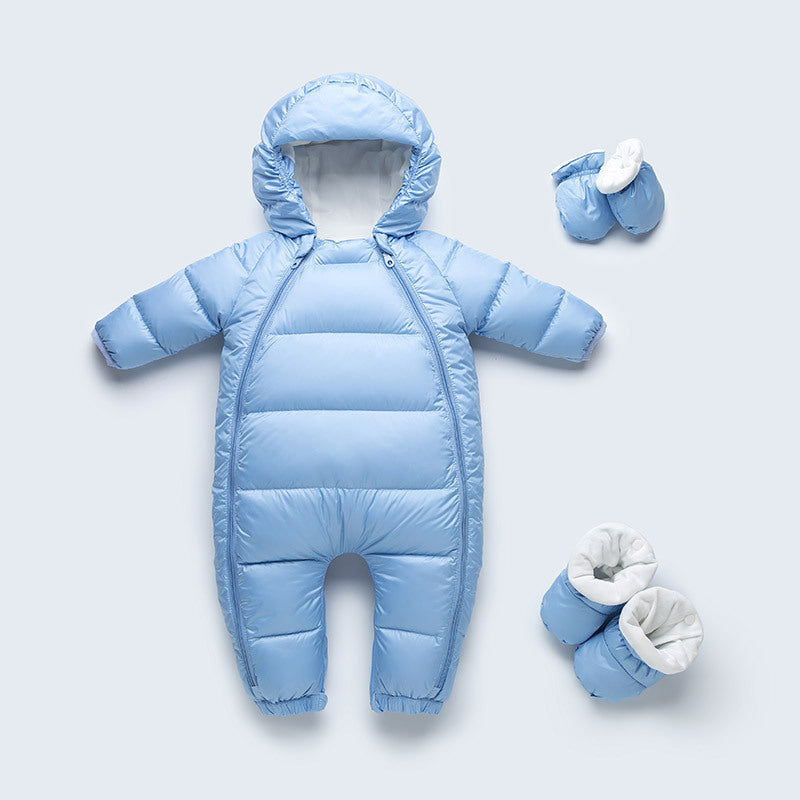 Baby Down Jacket Thickened Jumpsuit