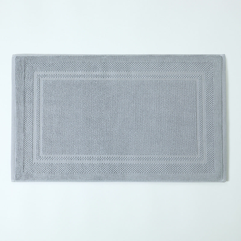 White Beauty Salon Floor Towel Flat Woven Hotel Floor Mat