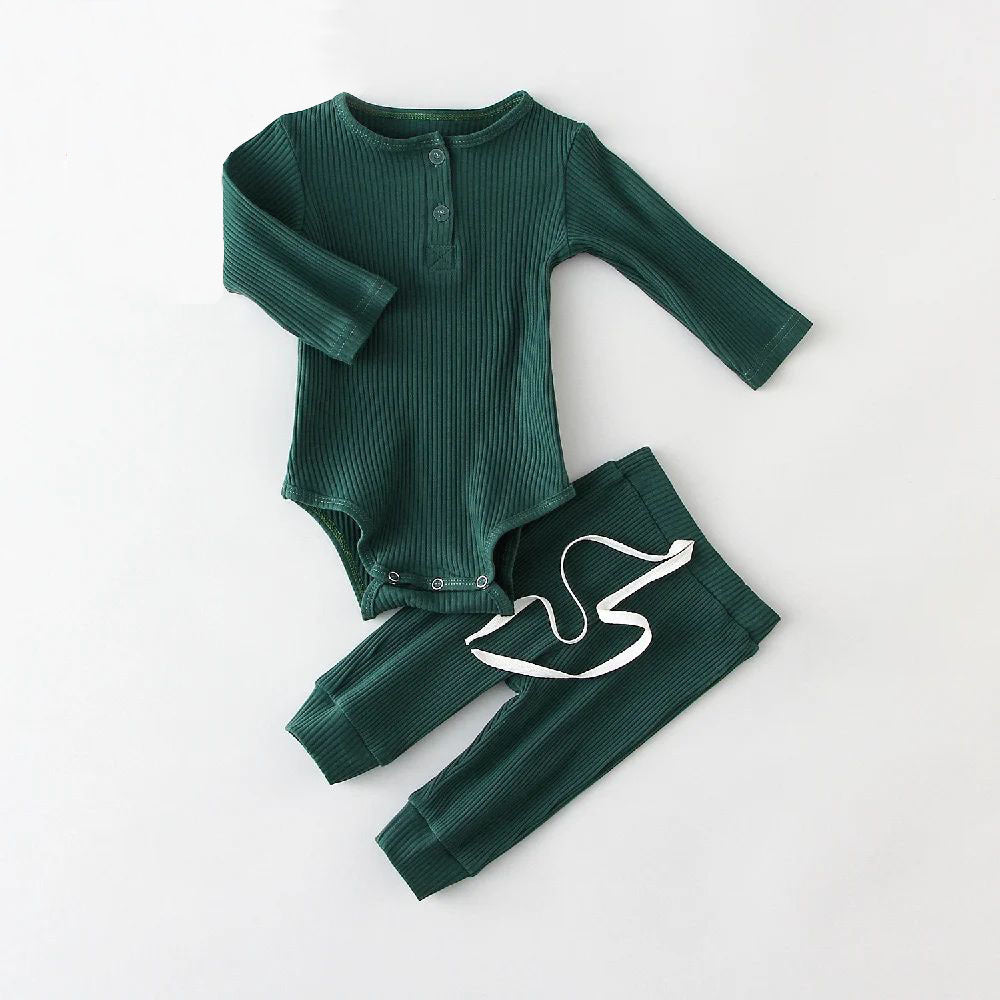 Spring Baby Corduroy Two-piece Set