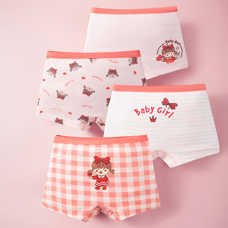 Girls Baby Class A Purified Cotton Boxer