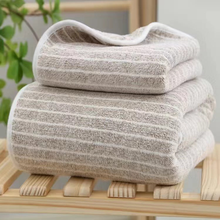 Coral Fleece Towels Suit Household Unisex Plus-sized Thick Soft Absorbent Lint-free