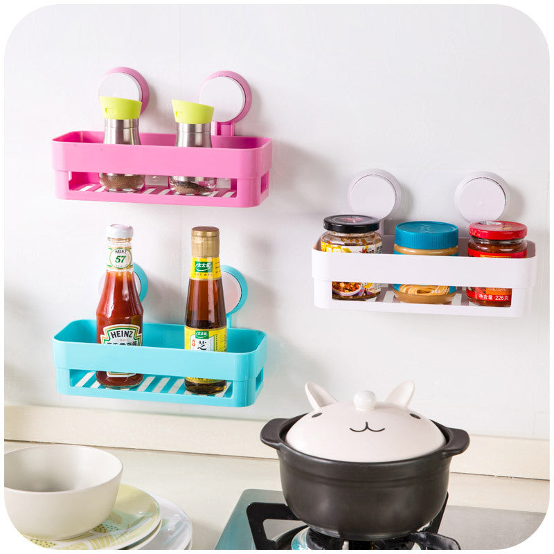 Bathroom Kitchen Storage Rack Punch-free Wall-mounted Storage Rack