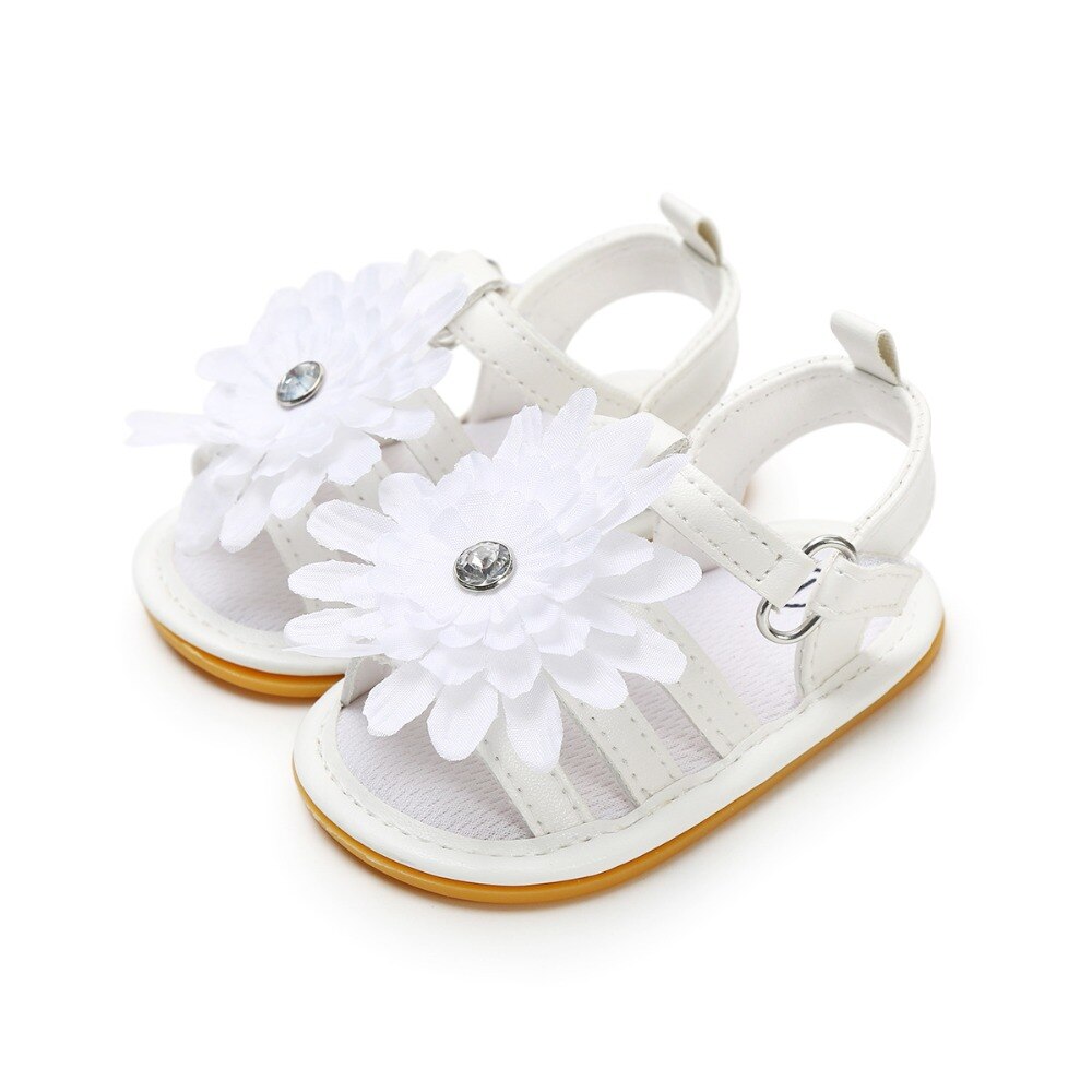 PU Baby Girl Shoes Baby Sandals flower lovely