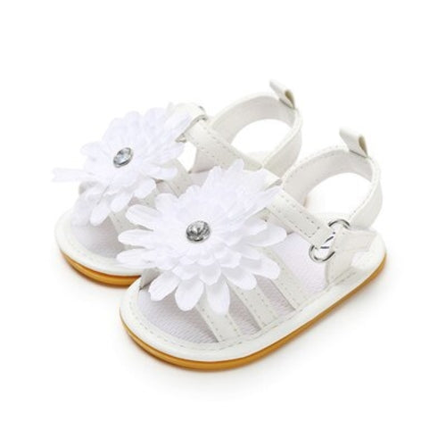 PU Baby Girl Shoes Baby Sandals flower lovely