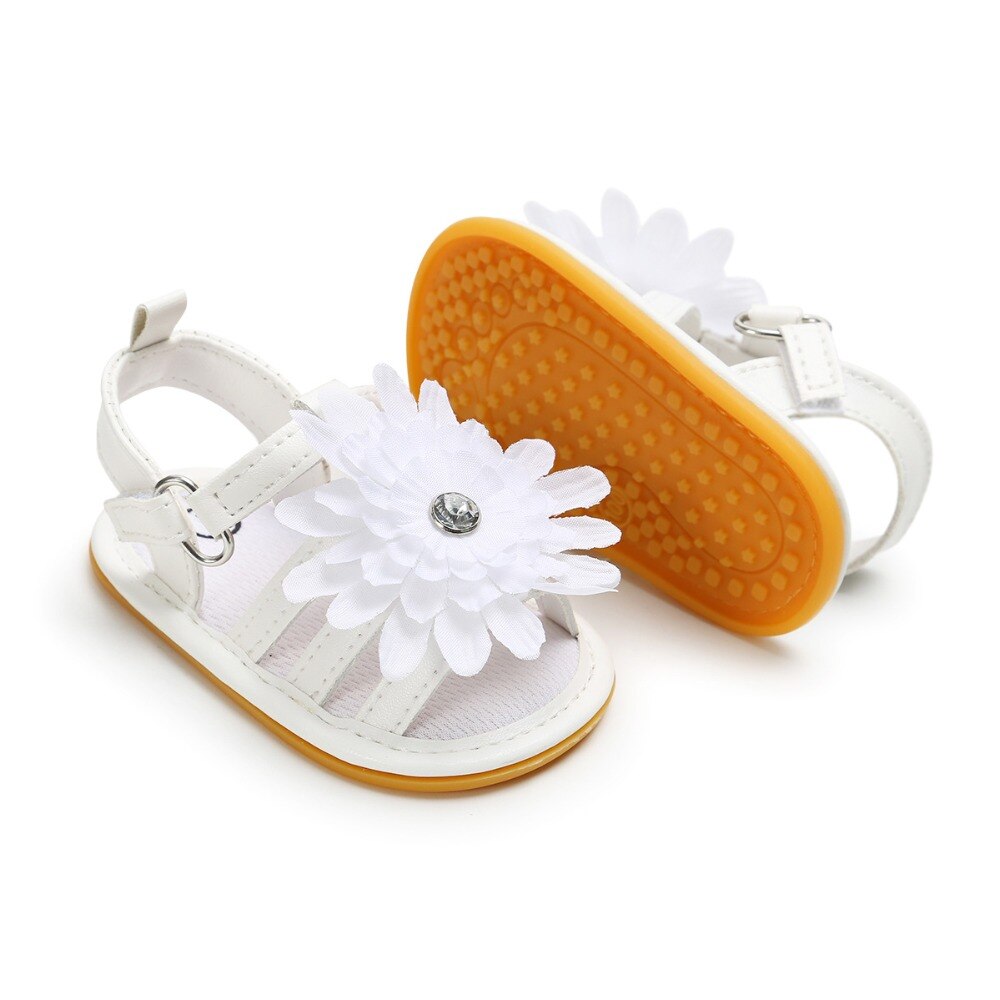 PU Baby Girl Shoes Baby Sandals flower lovely