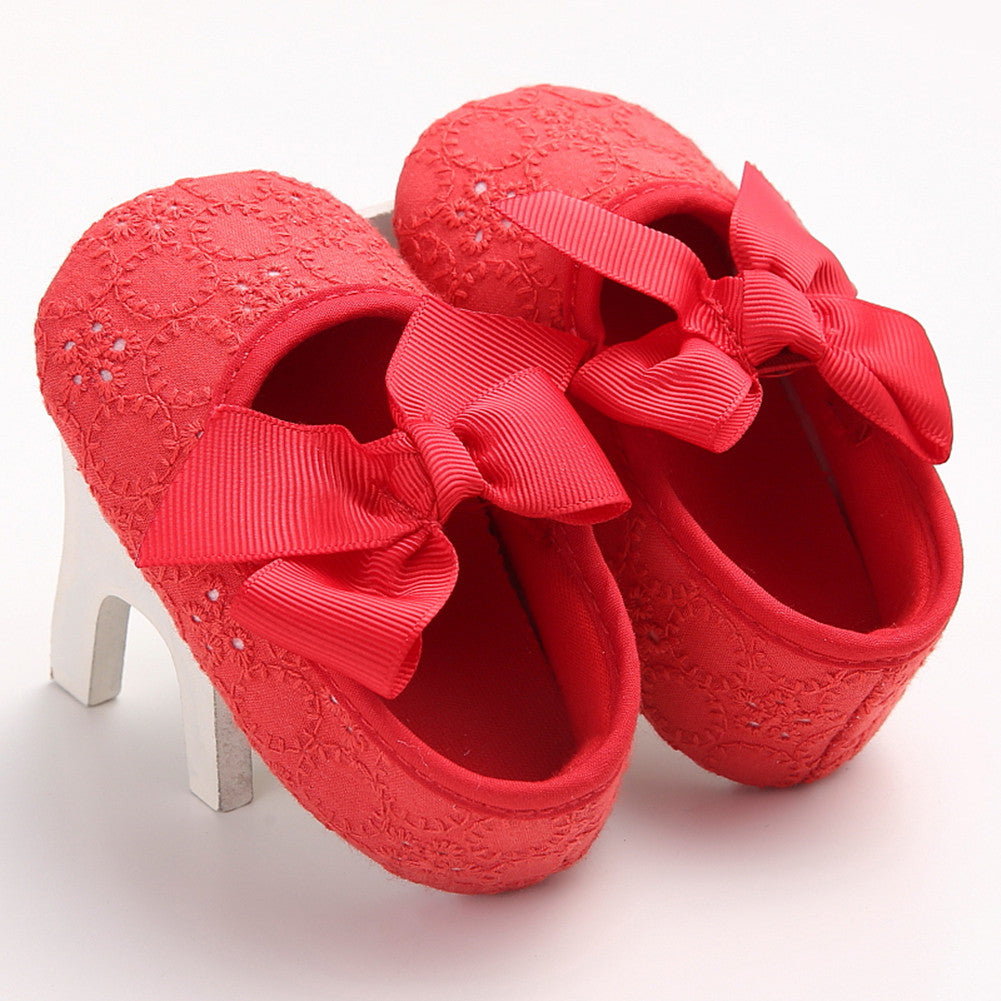 Toddler Infant Baby Girl Flower Shoes Crib Shoes