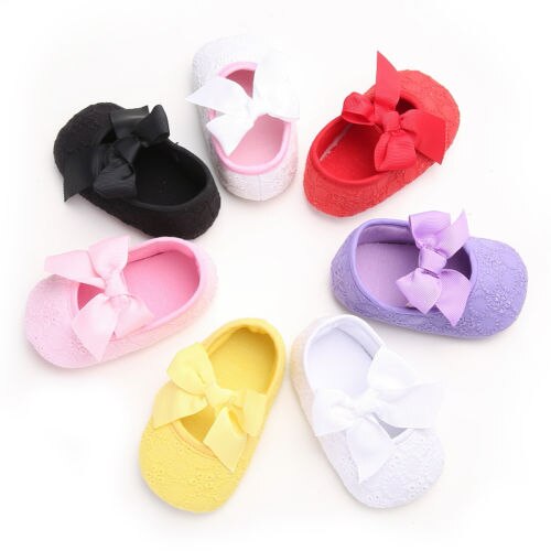 Toddler Infant Baby Girl Flower Shoes Crib Shoes