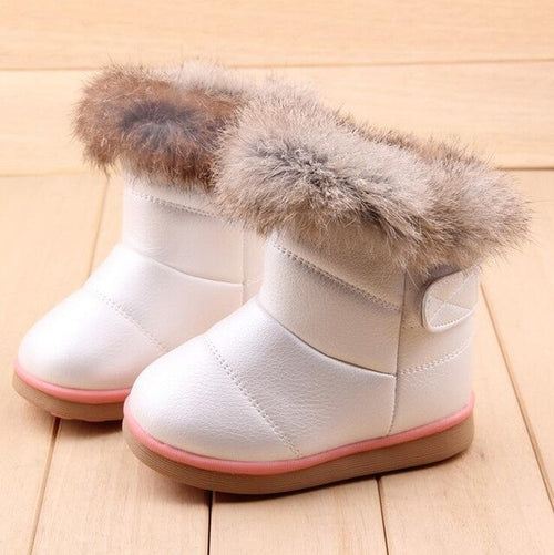 Winter Warm Plush Baby Toddler Shoes Outdoor Snow