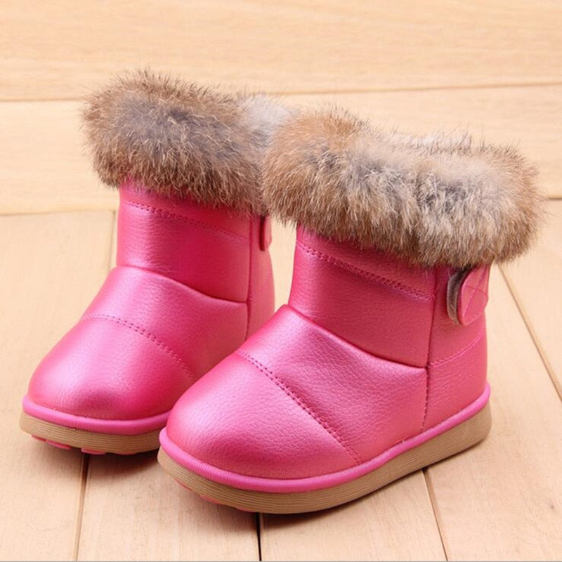 Winter Warm Plush Baby Toddler Shoes Outdoor Snow