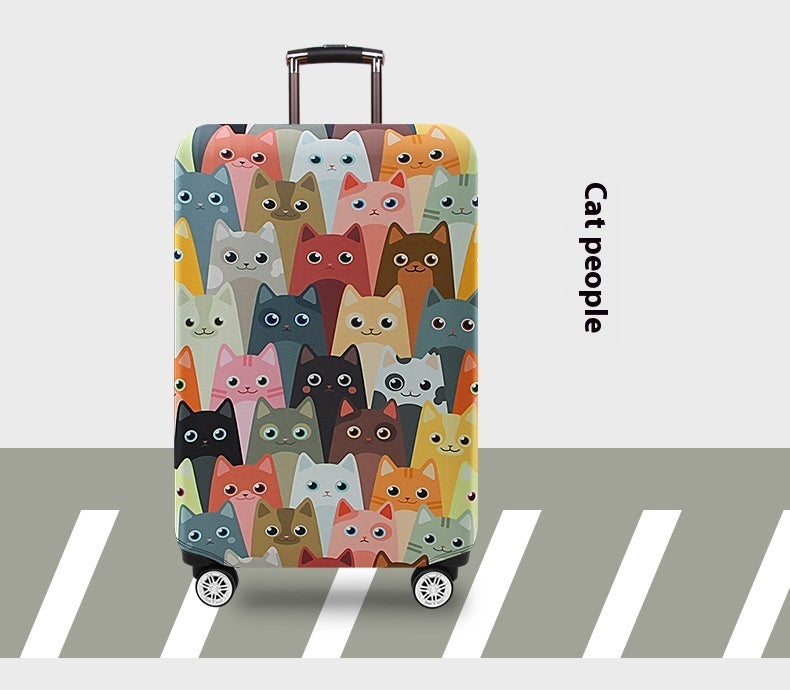 Thickening And Wear-resistant Elastic Trunk Cover Luggage Protective Trolley Travel Leather Dust Cover