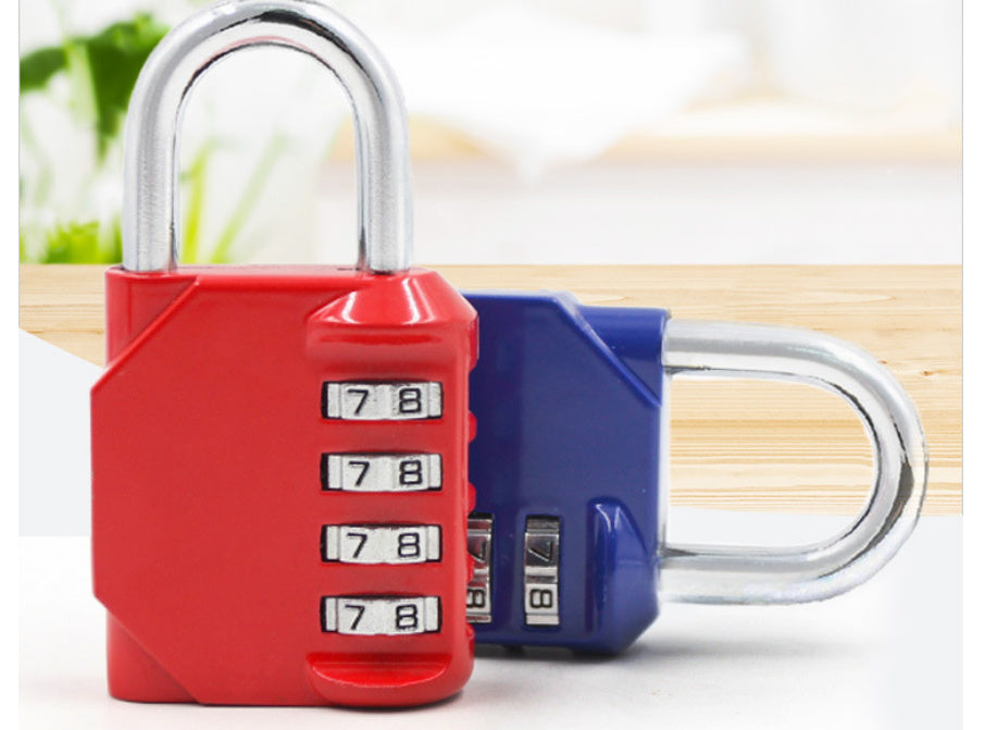 Large Zinc Alloy Combination Lock Padlock Anti-theft