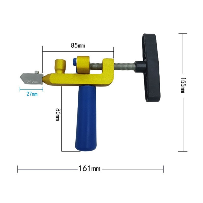 Hand-held Tile Opener Integrated Glass Knife Glass Sickle Two-in-one Tile Glass Knife Tile Cutter