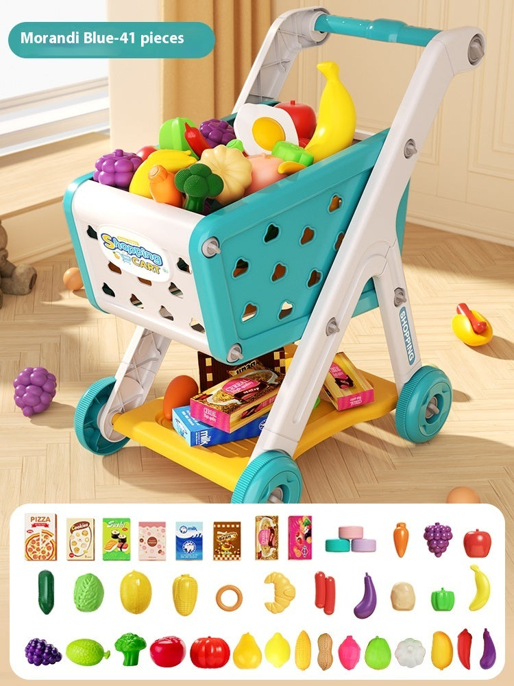 Shopping Cart Toy Baby Trolley Play House