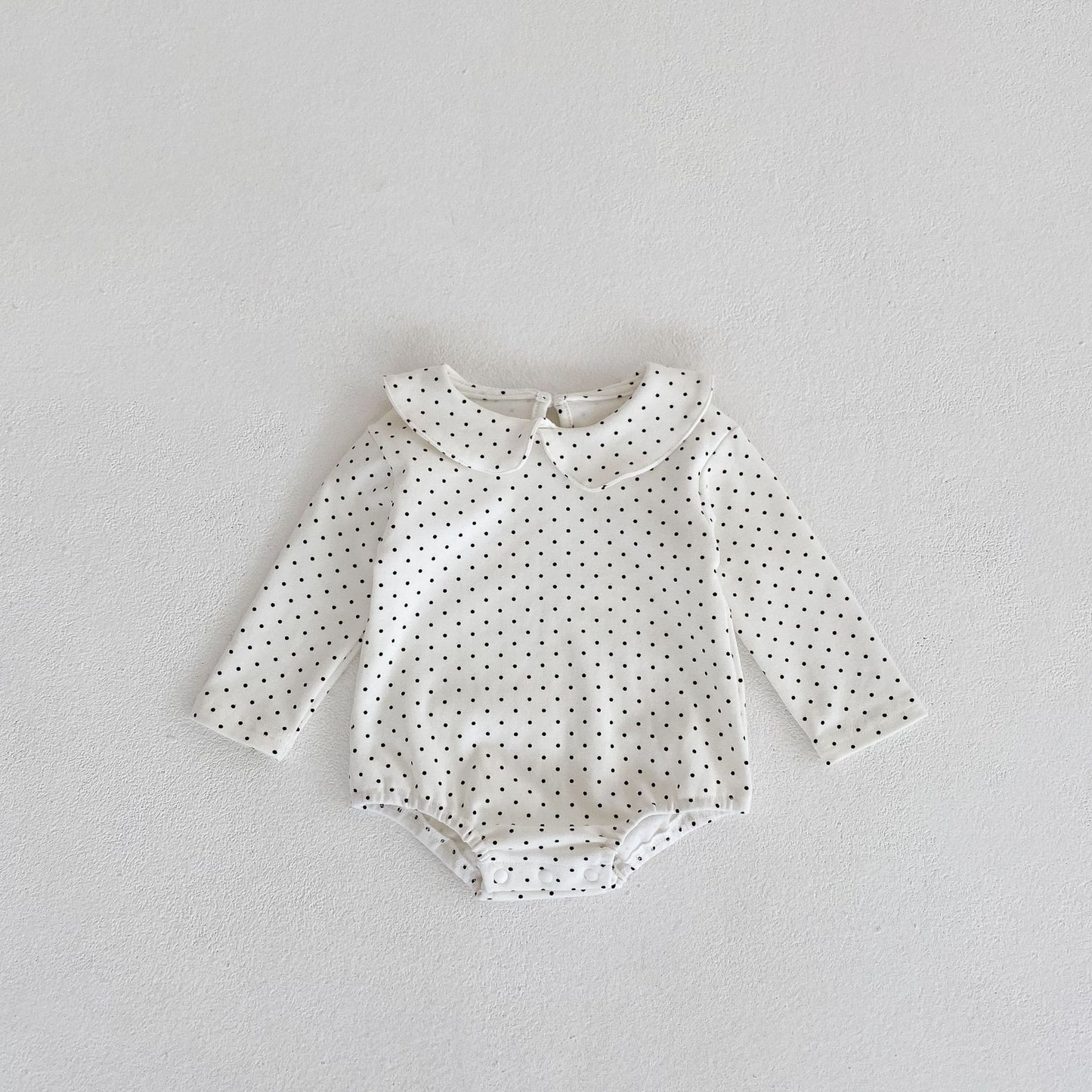 Baby Girl Doll Collar Long-sleeved Triangle Romper