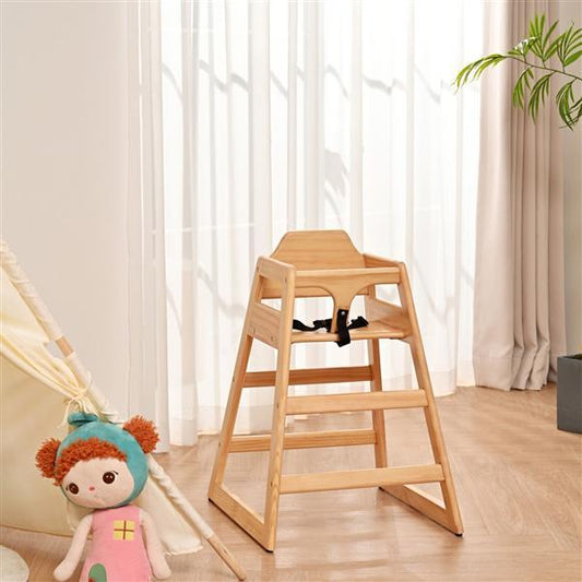 Wooden Double-layer Solid Wood Baby Height Chair